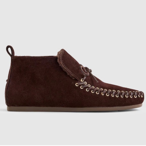 Madewell Meadow Moccasin Ankle Boot – Coffee Bean – Size 7 – NIB
